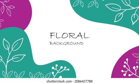 Elegant Floral Background for Banner, poster, website, story, and pattern