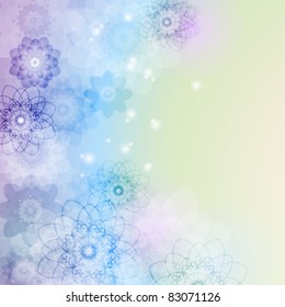Elegant floral background, eps10 format