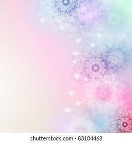 Elegant floral background, eps10 format