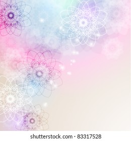 Elegant floral background, eps10 format