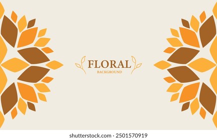 Elegant floral background with place for text