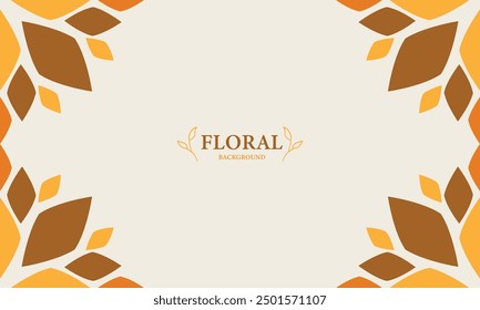 Elegant floral background with place for text