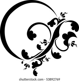 Elegant floral background. Vector