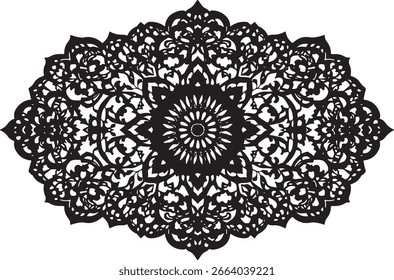  Elegantes florales Rand-Vektordesign, 