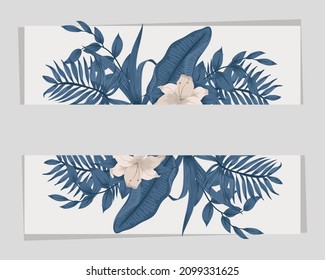 elegant floral decorative card icon