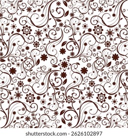 Elegant Floral Design Pattern Ornate Decorative Art