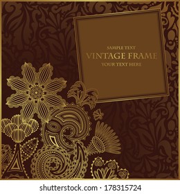 Elegant floral design. Seamless floral background. Can be used as invitation     