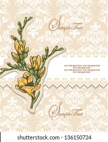 Elegant Floral Invitation card