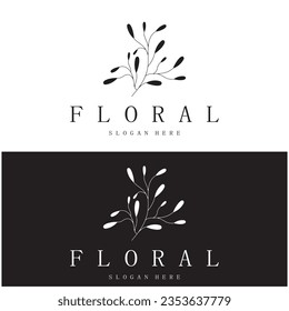 Elegant floral and leaf frame. Delicate botanical vector illustration for labels, spas, corporate identity, and wedding invitations