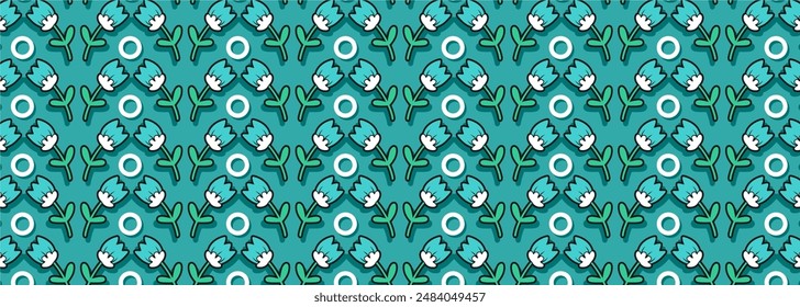 Elegant floral leaf seamless pattern with leaf branches. organic background summer.