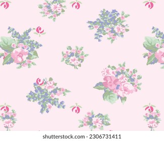 an elegant floral missy print