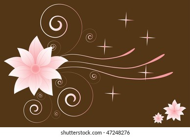 Elegant floral ornament