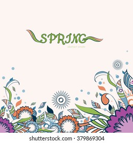 elegant floral and ornamental spring item background. decoration abstract flowers. colorful. perfect for flyers, cards, posters, banner, print product.