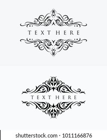 Elegant floral ornaments Vector