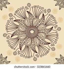 Elegant floral pattern background