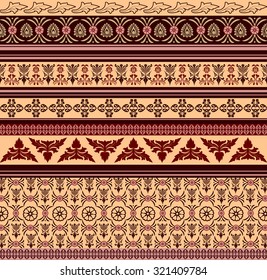 Elegant floral pattern , background, Ornament, beautiful florid pattern, plate, rug, vintage, vector illustration
