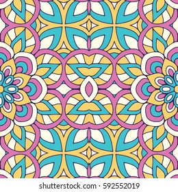 Elegant floral pattern , background, Ornament, beautiful florid pattern, plate, rug, vintage, vector illustration, Arabic pattern, Abstract Seamless Geometric Wallpaper.pink and blue pattern