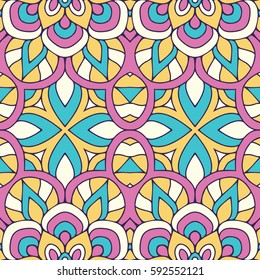 Elegant floral pattern , background, Ornament, beautiful florid pattern, plate, rug, vintage, vector illustration, Arabic pattern, Abstract Seamless Geometric Wallpaper.pink and blue pattern