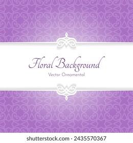 elegant floral pattern, classic background