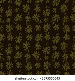 Elegant floral pattern in small hand draw flowers. Liberty style. Floral seamless background for fashion prints. Vintage print. Seamless vector texture. Spring bouquet.