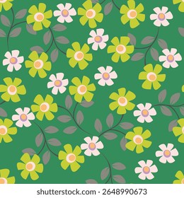 Elegant floral pattern in small white flower. Liberty style. Floral seamless background for fashion prints. Ditsy print. Seamless vector texture. Spring bouquet.