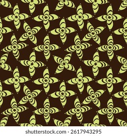Elegant floral pattern in small yellow flower. Liberty style. Floral seamless background for fashion prints. Ditsy print. Seamless vector texture. Spring bouquet.