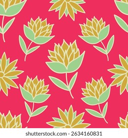 Elegant floral pattern in small yellow flower. Liberty style. Floral seamless background for fashion prints. Ditsy print. Seamless vector texture. Spring bouquet