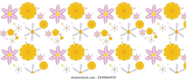 Patrones florales elegantes para proyectos creativos. diseños de flores sin fisuras para impresión y digital.
