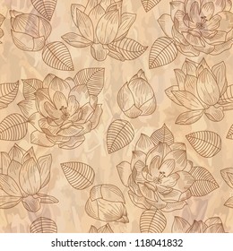 elegant floral seamless pattern