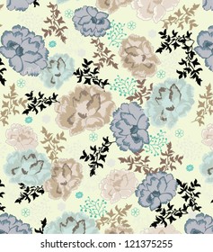 elegant floral seamless pattern