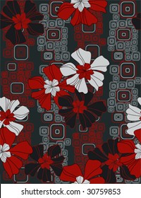 Elegant floral seamless pattern