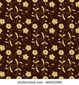elegant floral seamless pattern