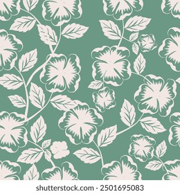 Elegante patrón floral sin fisuras en diseño de color negro y dorado. Estampados de tela de moda. Ilustración vectorial