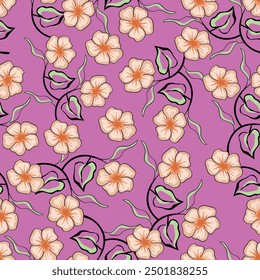 Elegante patrón floral sin fisuras en diseño de color negro y dorado. Estampados de tela de moda. Ilustración vectorial