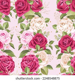 elegant floral seamless pattern design