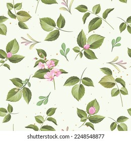 elegant floral seamless pattern design
