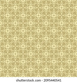 Elegantes, nahtloses Blumenmuster mit Linienfarbe und luxuriösem Hintergrund.