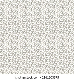 Elegant floral seamless pattern with tree branches. Vector organic background