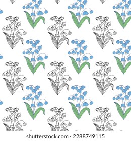Elegante estampado floral sin fisuras con ramas de árbol. Fondo orgánico vectorial.