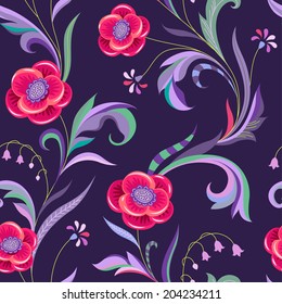 Elegant floral seamless pattern for your design 