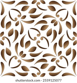 Elegant Floral Swirl Pattern with Gradient Effect