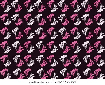Elegant Floral Swirls Pattern Design