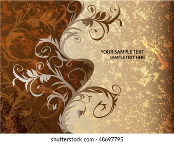 elegant floral vector design