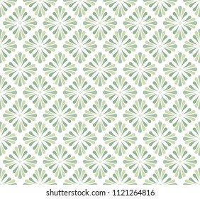 Elegant Floral Vector Seamless Pattern. Decorative Flower Illustration. Abstract Art Deco Background.
