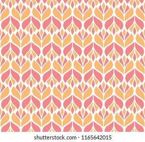 Elegant Floral Vector Seamless Pattern. Decorative Flower Illustration. Abstract Art Deco Background.