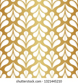 Elegant Floral Vector Seamless Pattern. Decorative Flower Illustration. Abstract Art Deco Background.