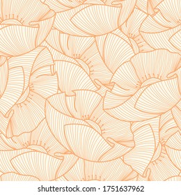 Elegant floral vector seamless pattern