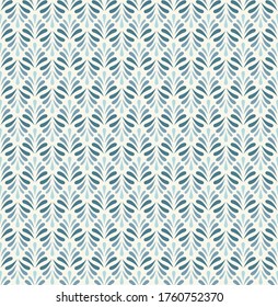 Elegante Vector Floral Patrón sin inconvenientes. Ilustración Decorativa De Flores. Resumen De Fondo Art Déco.