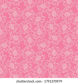 Elegant  floral vector seamless pattern