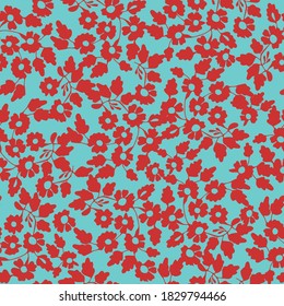 Elegant floral vector seamless pattern design